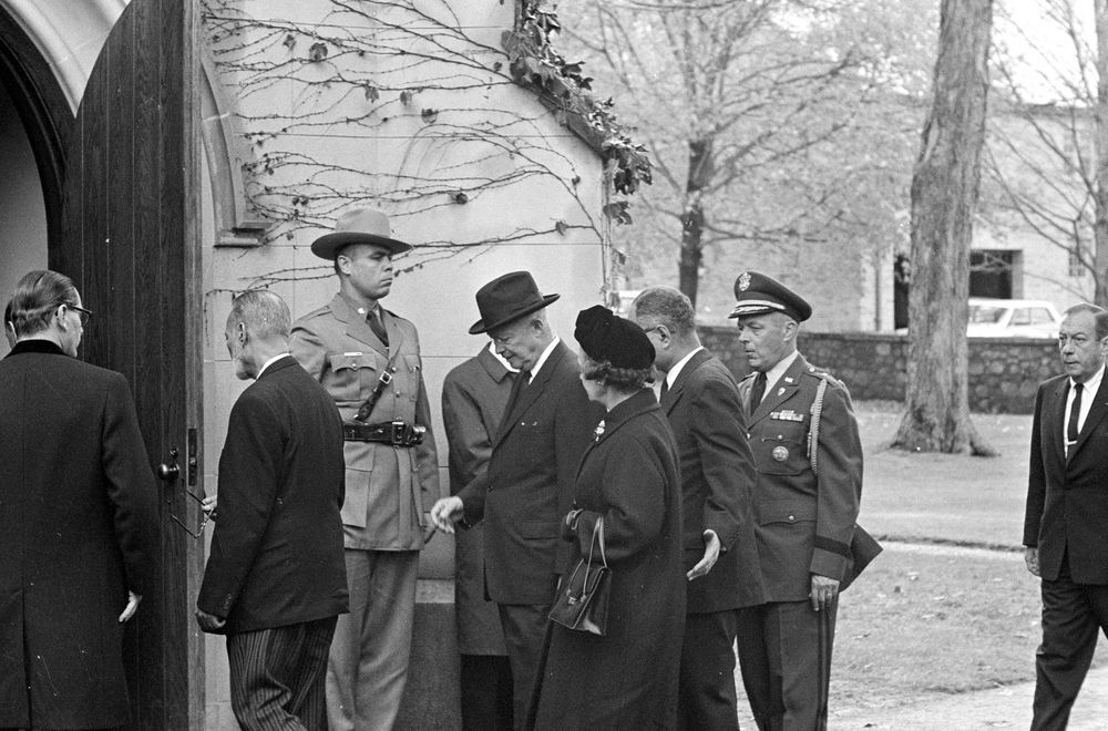 Funeral Services of Eleanor Roosevelt, St. James Church, Hyde Park, N.Y. November 10, 1962