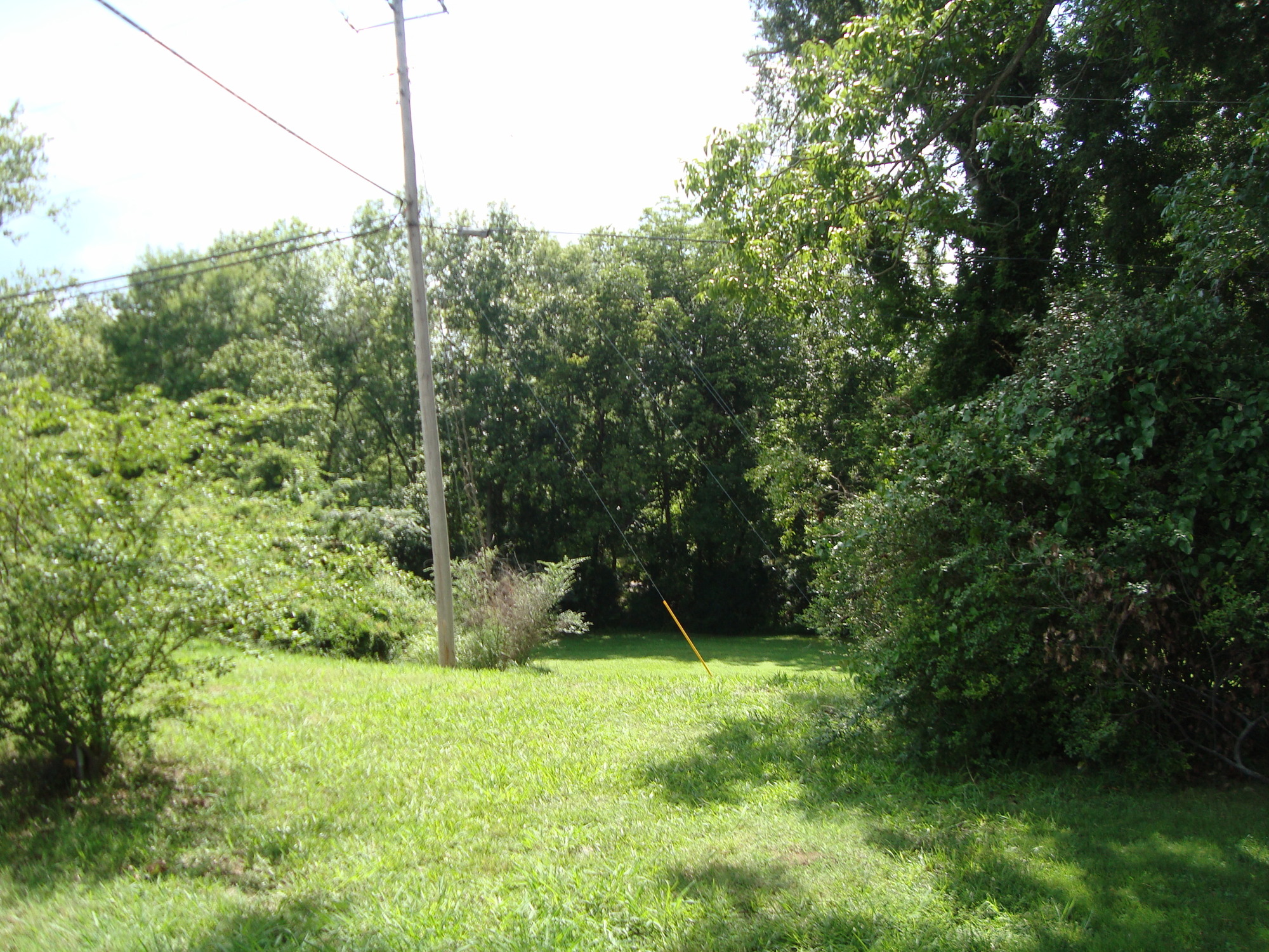 A grassy area behind the Chieftains Museum, Major Ridge Home in Rome, Georgia