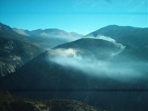Hot Springs wildfire, Sequoia and Kings Canyon National Parks, summer 2004