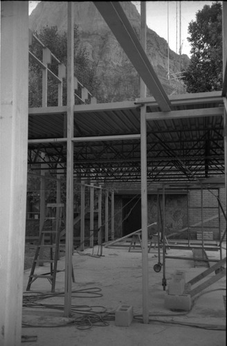 Construction of headquarters addition.