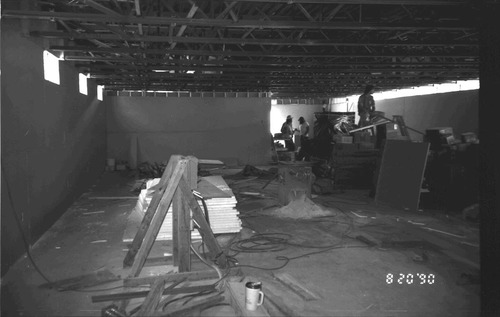 Construction of headquarters addition.