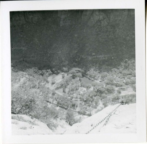 The Lady Mountain sign emplacement.