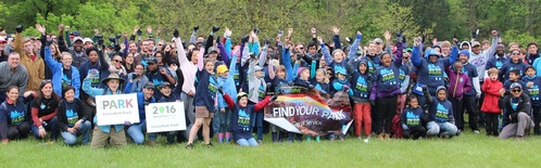 Group photo of volunteers