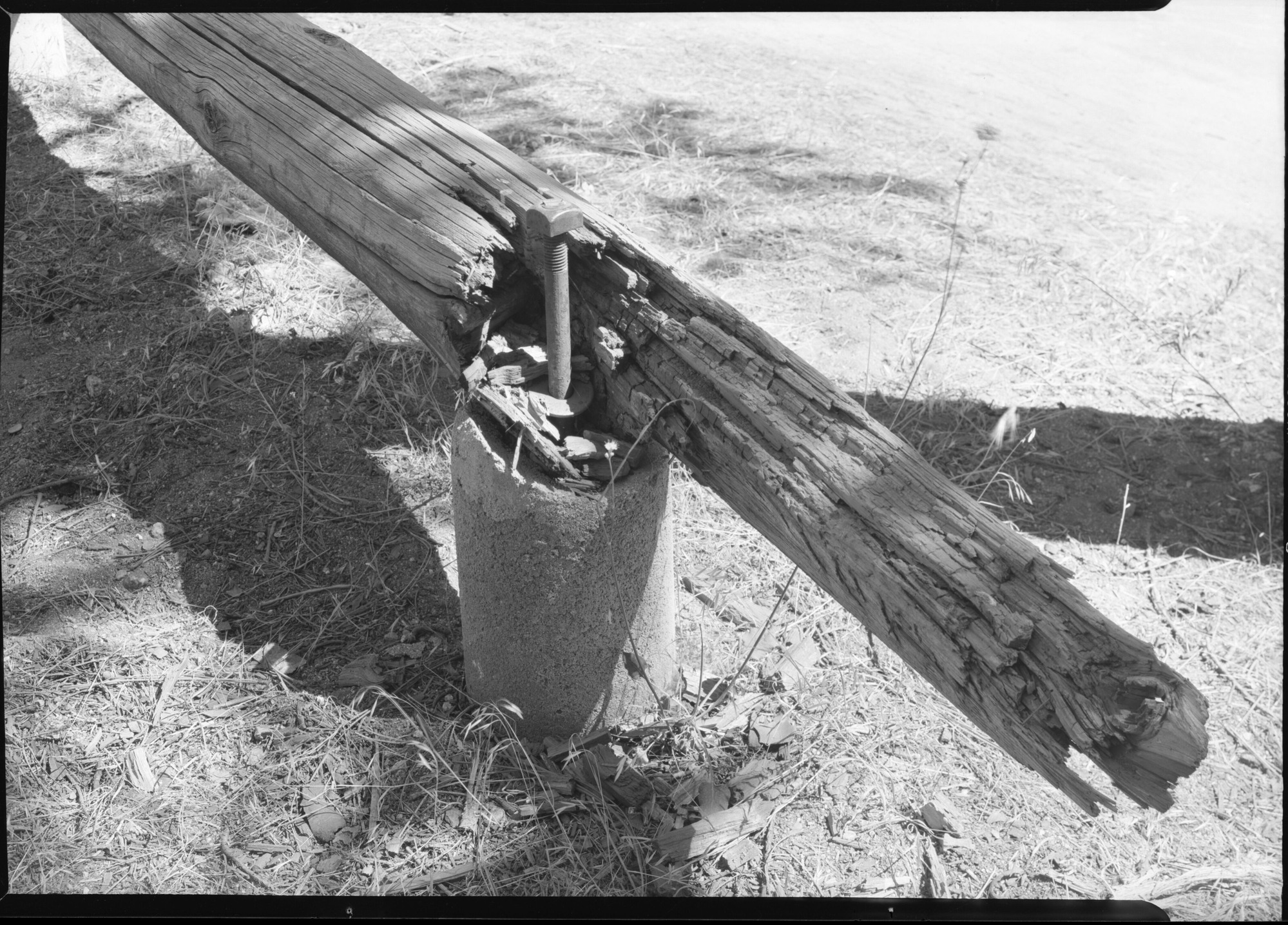 Decayed End of Guard Rail at Camp 11