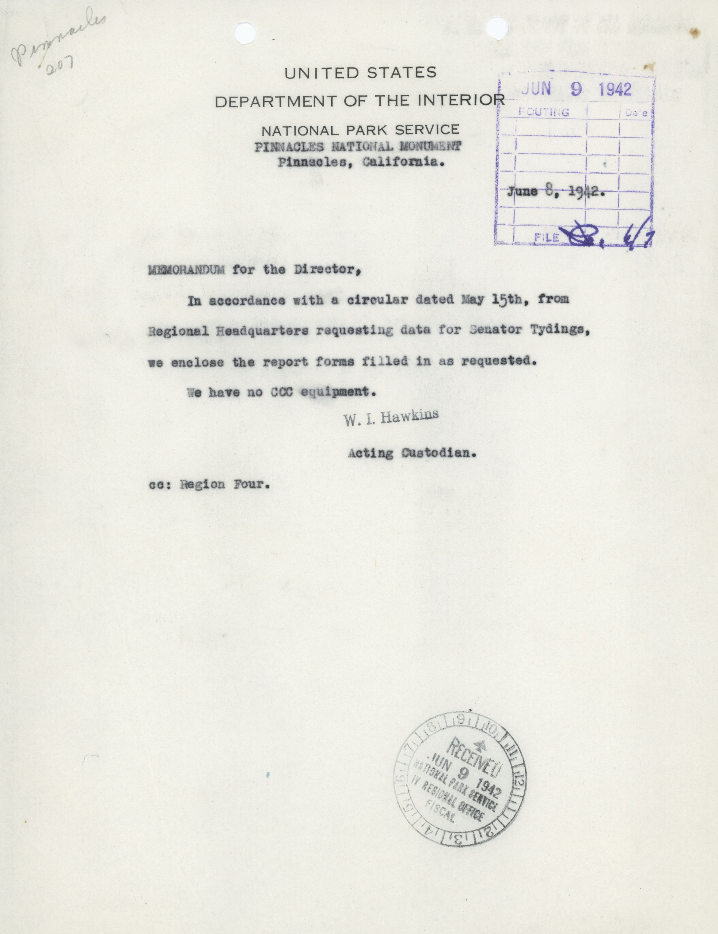 Memorandum for the Regional Director