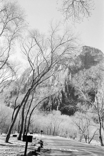 BW Photos of Lady Mountain - 35mm.