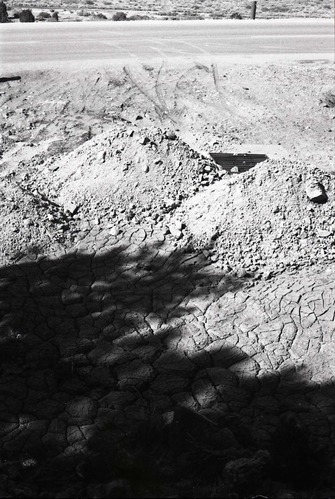BW photos of rock slides in Kolob Canyons - 35mm.