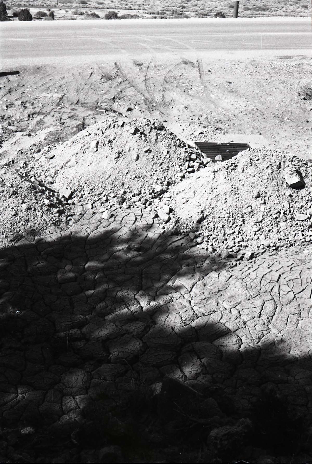 BW photos of rock slides in Kolob Canyons - 35mm.