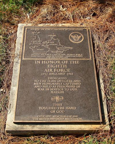 Plaques Located  In Front of Visitor's Cente