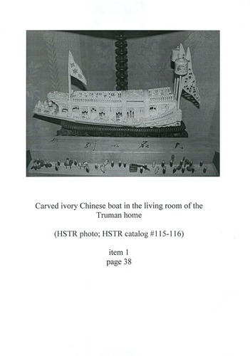 Photograph of Chinese boat (HSTR catalog #115-116).