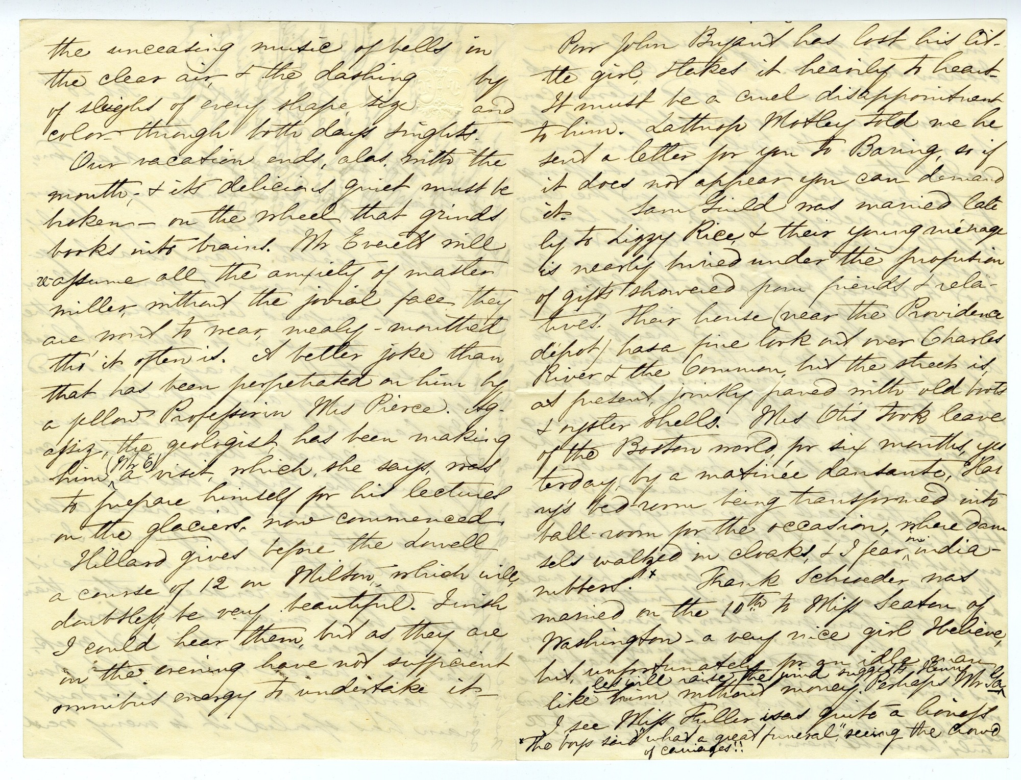 Manuscript letter