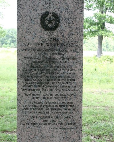 1st Texas Infantry Regiment Monument