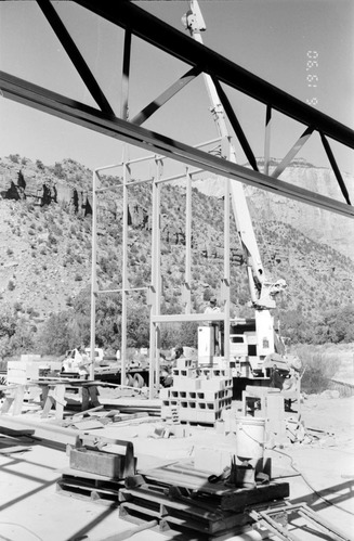 Construction of headquarters addition.