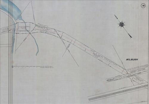 52402.LK--Property Map--New Jersey West Line Railroad--Millburn to Murray Hill, NJ--East Branch Rahway River to New Providence Highway