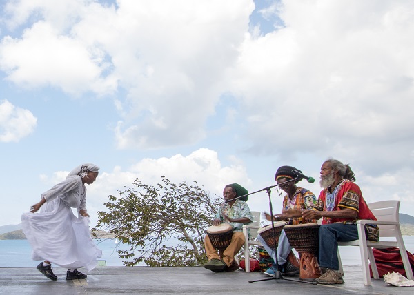 Dancing to the drums