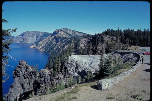 Landscape Views at Crater Lake National Park, Oregon