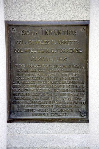 4th, 9th, 26th, 30th Iowa Infantry Monument