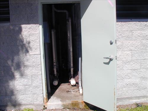 Installation of passive solar water heating equipment in four campground restrooms Flamingo District June 2010.