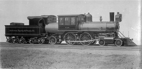 011/001.021--Atchison, Topeka & Santa Fe Railroad Locomotives [GROUP 2]