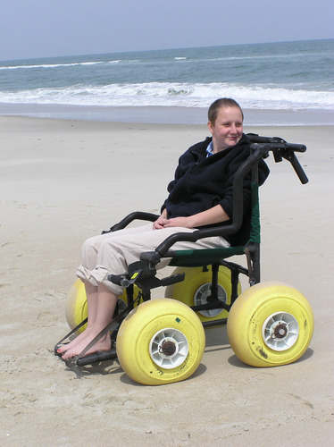 Thematic Websites Accessibility Photos Accessibility Photo - ASIS2 10-05 anna beachwheelch