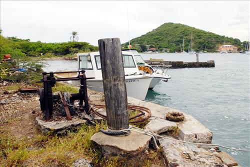 Historic Railings and Bollards at Creque Marine Slipway, 2008