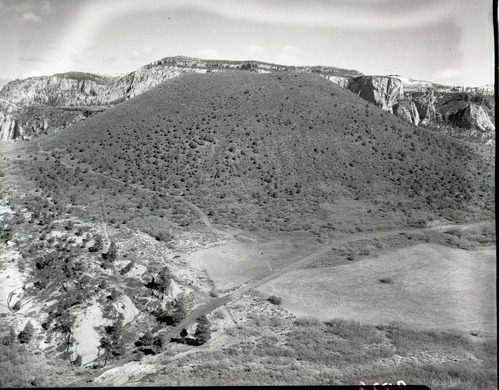 View looking north from Spendlove Knoll at Firepit Knoll and Job's Head for boundary change.