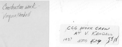 CCC in  Cuyahoga Valley National Park- Kendall Lake & Dam - 1