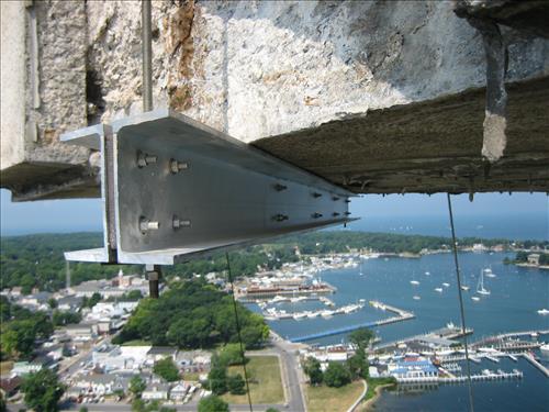 Perry's Monument Damage June 2006