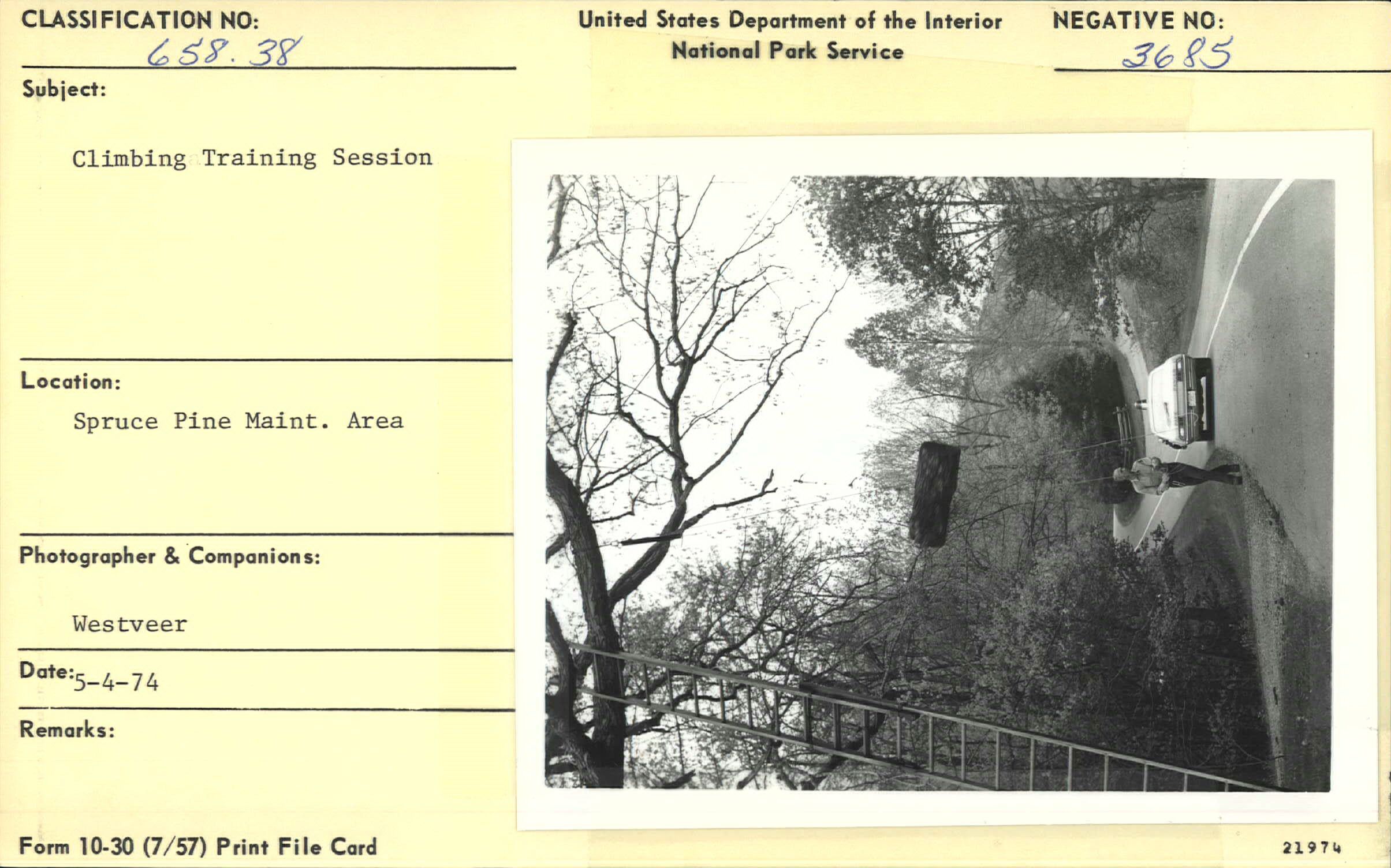 Climbing Training session