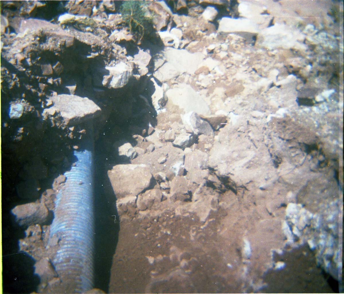 Color Photos of flood damage from the 1972 flood.