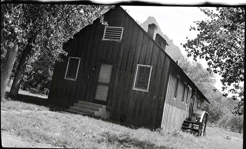 Residence Building 33, old Civilian Conservation Corps (CCC) site, e. Bank of Virgin River.