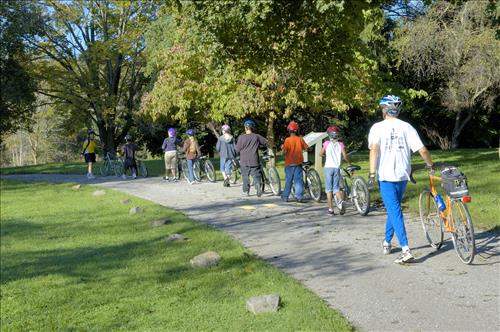 Cycling Schools towpath ride in Cuyahoga Valley National Park