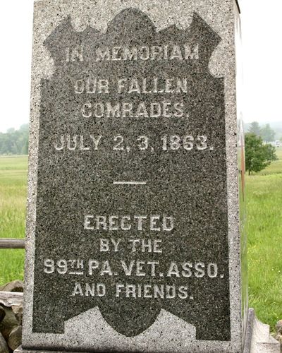 99th Pennsylvania Infantry Monument