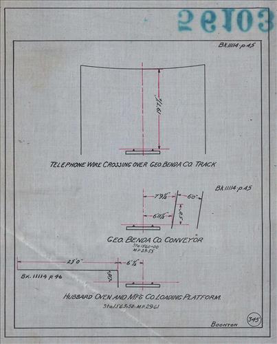56103.LB--clearance sketches--Structures less than 8 feet from center line of track or less than 22 feet above top of rail [Group 10]