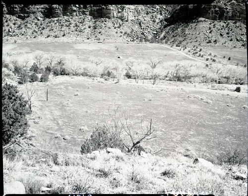 Proposed site for new Mission 66 Visitor Center and Museum and administration building.