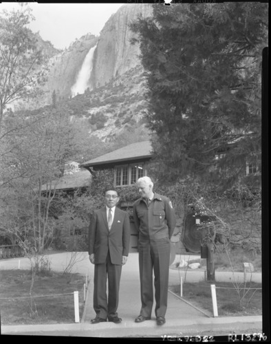 Governor Sadatake Hisamatsu of a prefecture in Japan in Supt. John C. Preston