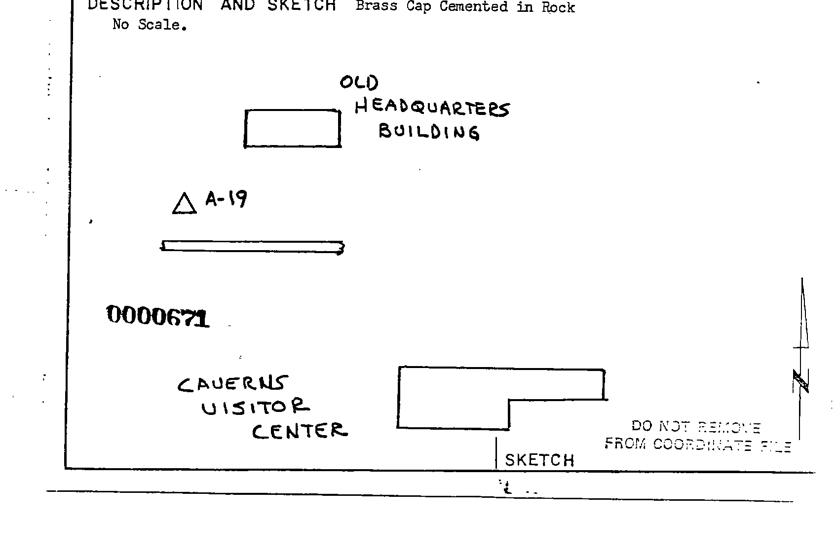 00000671 Survey Monumentation Sketch