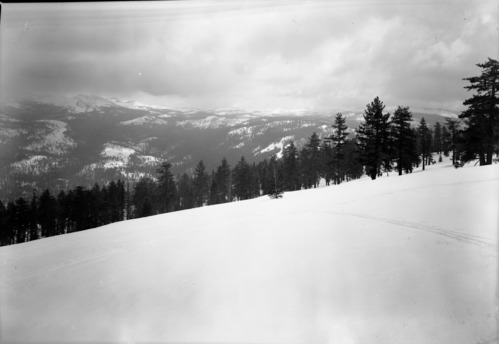 Snow slope east side of Sentinel Ridge, near Dome.