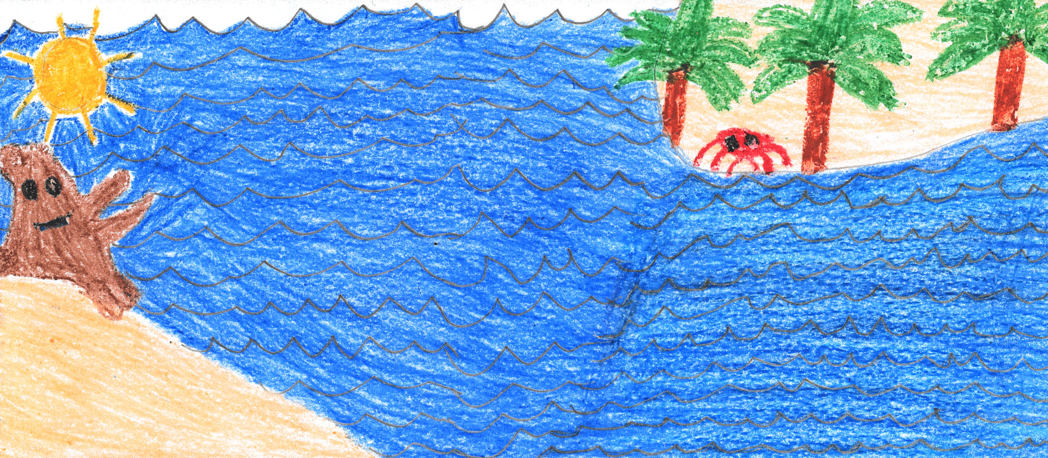 Another wonderful interpretation of Sleeping Bear Dunes by one of our young visitors.
