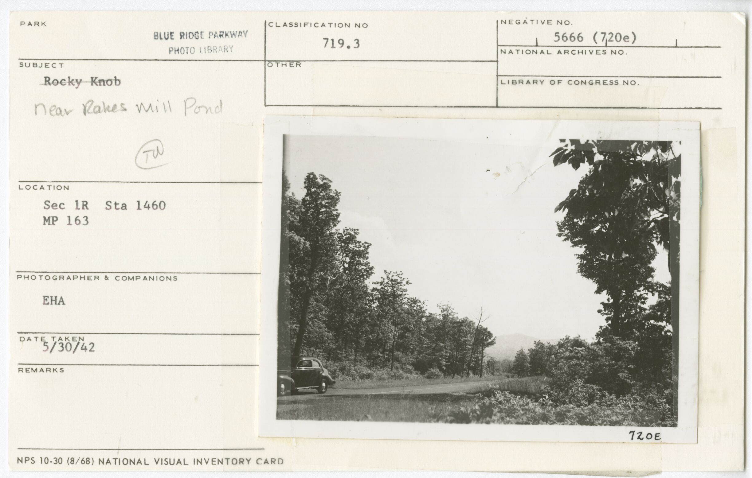 Parkway near Rakes Mill Pond