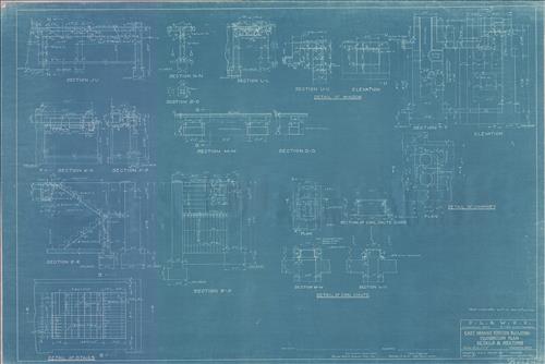 20348.BL-(GROUP 3) East Orange, NJ--East Orange Viaduct, station and station plaza [1921-1922]
