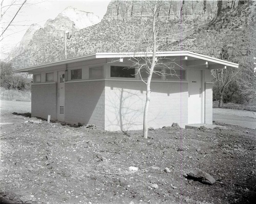 Comfort station, Building 125, South Campground.