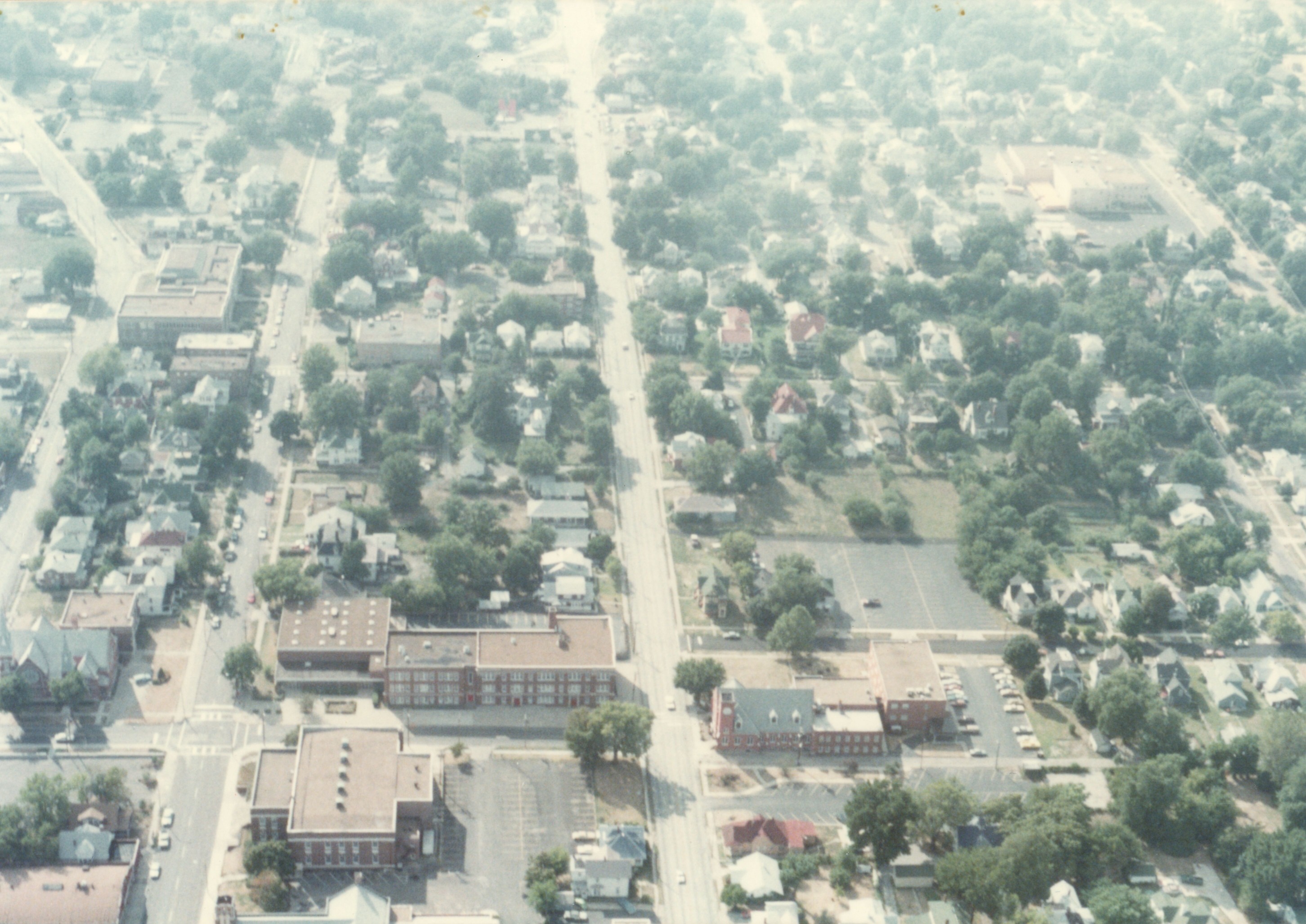 Aerial view of HST library