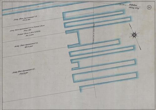 52427.LK--Property Map--Morris and Essex Railroad--Hoboken to Harrison, NJ [Group 1]
