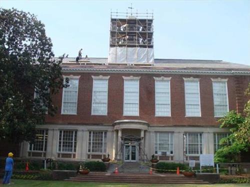 Clark Atlanta University; Arnett Hall roof restoration September 2010