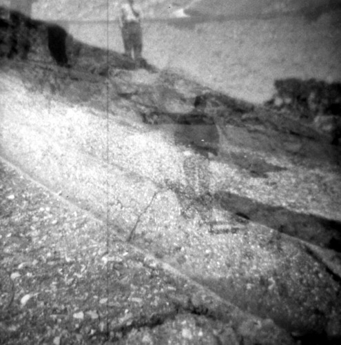 BW photos of rock slides in Kolob Canyons - 110mm.