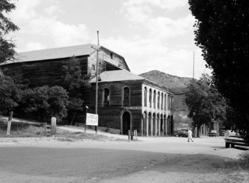 Buildings at Virgina City in June 1958