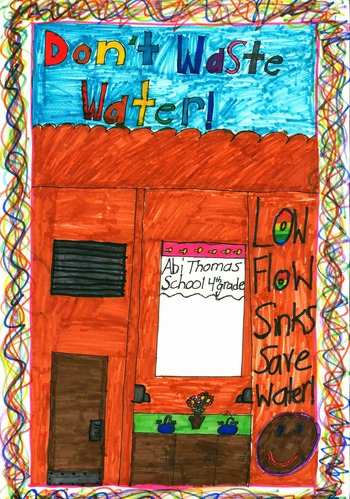 Our low flow sinks help to save water. 