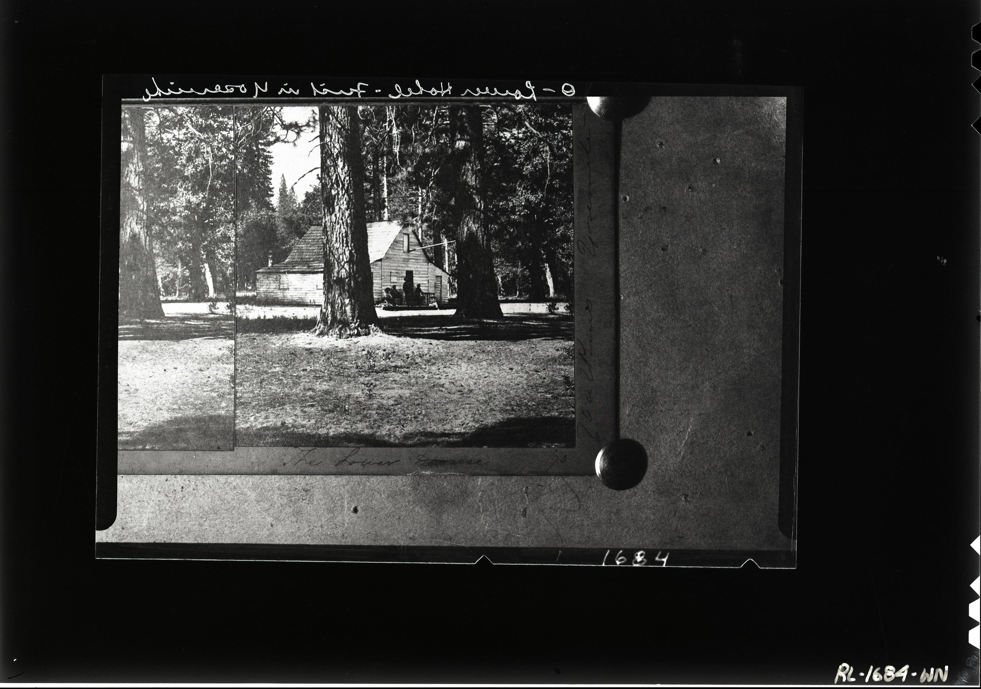 Lower Hotel - 1st in Yosemite. Copied from Watkin's stereo #70.