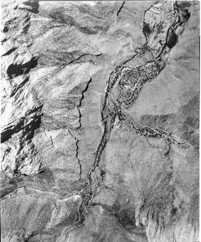 BW Aerial Photos of Zion National Park.